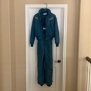 Vintage Ski Jacket and Bibs from 1982